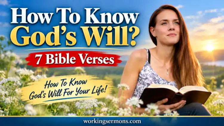 How To Know God's Will | 7 Bible Verses