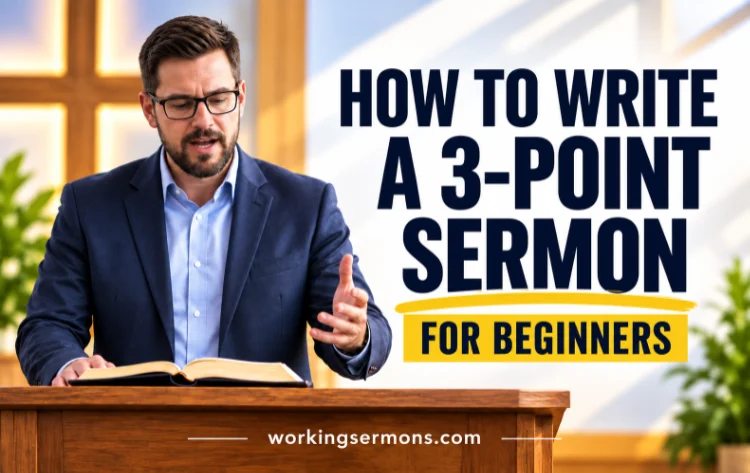 How To Write A 3-Point Sermon For Beginners